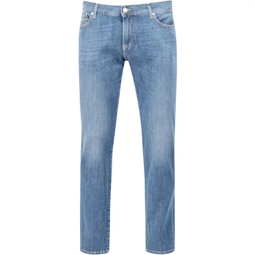 Stock Slim Jeans , male, Sizes: W33 L34, W30 L34, W32 L36, W34 L34, W31 L34, W35 L34, W29 L32, W35 L36 - Alberto - Modalova