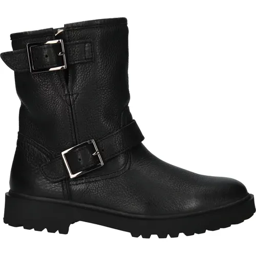 Wl01 schwarz - Frauenschuh - Fell , Damen, Größe: 37 EU - Blackstone - Modalova