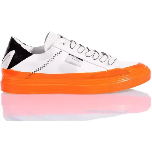 Handcrafted Fluorescent Sneakers , male, Sizes: 9 UK, 5 UK, 6 UK, 10 UK, 4 UK, 12 UK, 7 UK, 3 UK, 11 UK, 2 UK - Mimanera - Modalova