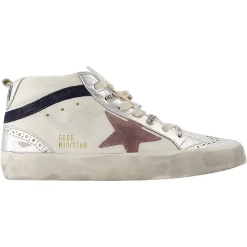 Leder sneakers , Damen, Größe: 36 EU - Golden Goose - Modalova