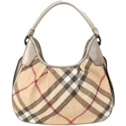 Pre-owned Canvas shoulder-bags , female, Sizes: ONE SIZE - Burberry Vintage - Modalova