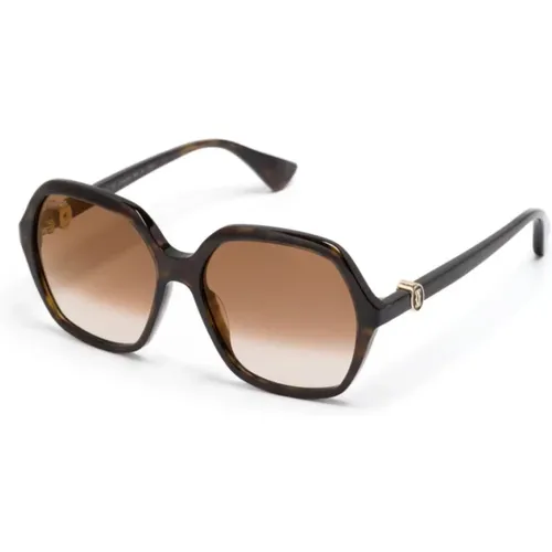 Havana Sunglasses, versatile and stylish , female, Sizes: 57 MM - Cartier - Modalova