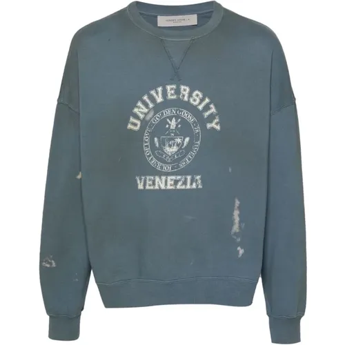 Sweatshirt Aw24 Men's Fashion , male, Sizes: XL, L, S, M - Golden Goose - Modalova