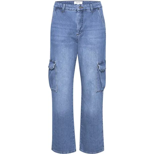 Gerade Jeans mit Cargo-inspirierten Taschen , Damen, Größe: W29 - Part Two - Modalova