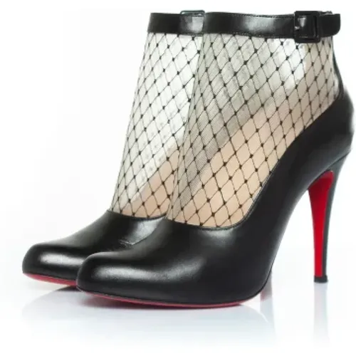 Pre-owned Leather boots , female, Sizes: 4 1/2 UK - Christian Louboutin Pre-owned - Modalova