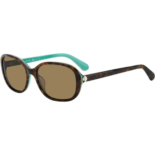 Izabella/G/S Sunglasses in Havana Turquoise/ - Kate Spade - Modalova