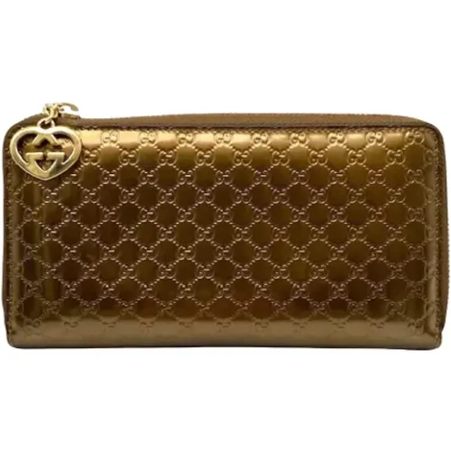 Pre-owned Leather wallets , female, Sizes: ONE SIZE - Gucci Vintage - Modalova