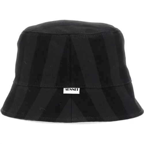 Reversible Bucket HAT , male, Sizes: ONE SIZE - Sunnei - Modalova