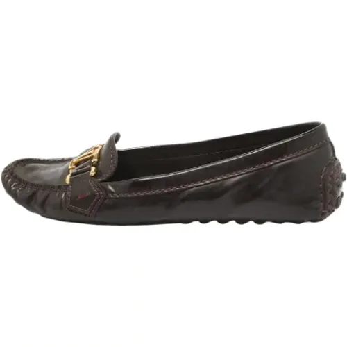 Pre-owned Leather flats , female, Sizes: 4 UK - Louis Vuitton Vintage - Modalova