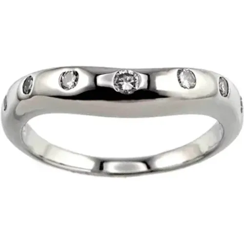 Pre-owned Platinum rings , female, Sizes: ONE SIZE - Bvlgari Vintage - Modalova