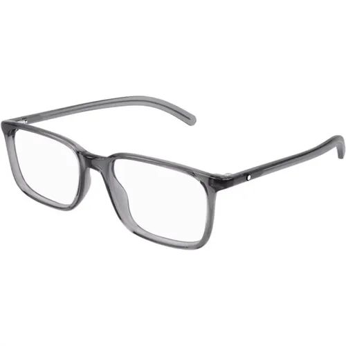 Graue Stilvolle Mb0328O 002 Sonnenbrille - Montblanc - Modalova