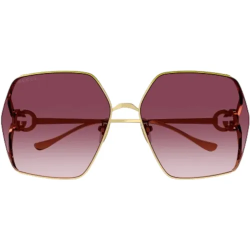 Sungles , female, Sizes: 64 MM - Gucci - Modalova