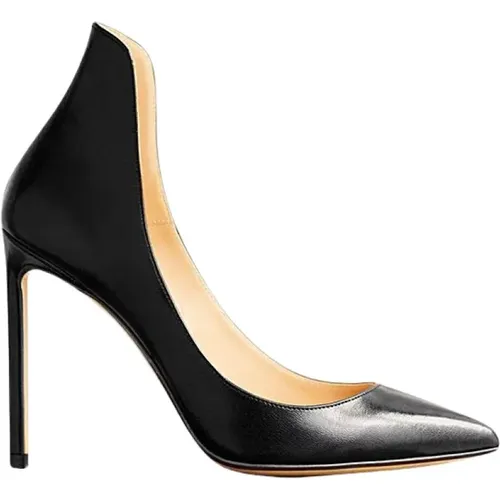 Leather Closed Heel Pumps , female, Sizes: 2 UK, 4 UK - Francesco Russo - Modalova