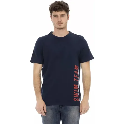 Bomuld T-Shirt , male, Sizes: M, L, XL, S - Bikkembergs - Modalova