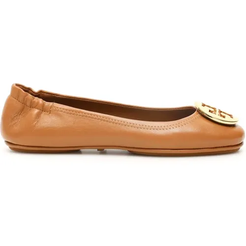 Minnie travel flats , female, Sizes: 3 UK, 5 UK, 4 UK, 8 UK, 6 UK - TORY BURCH - Modalova