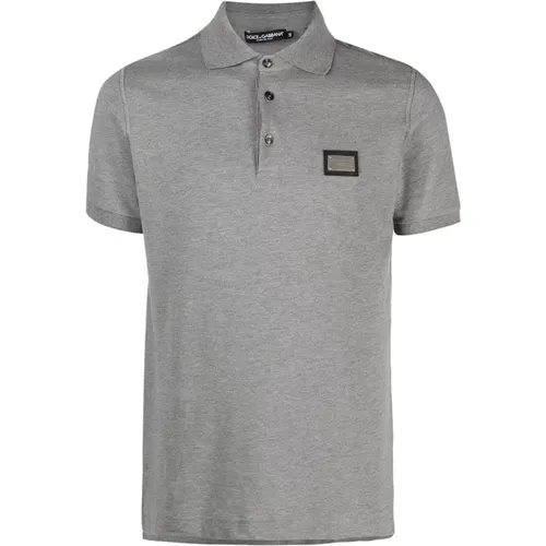 Klassisches Polo Shirt in Verschiedenen Farben , Herren, Größe: L - Dolce & Gabbana - Modalova