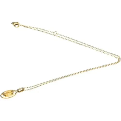 Pre-owned Rose Gold necklaces , female, Sizes: ONE SIZE - Cartier Vintage - Modalova