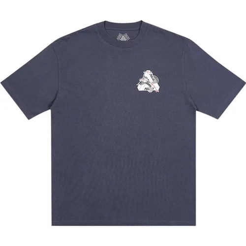 Limitierte Auflage Frisches T-Shirt Navy , Herren, Größe: XL - Palace - Modalova