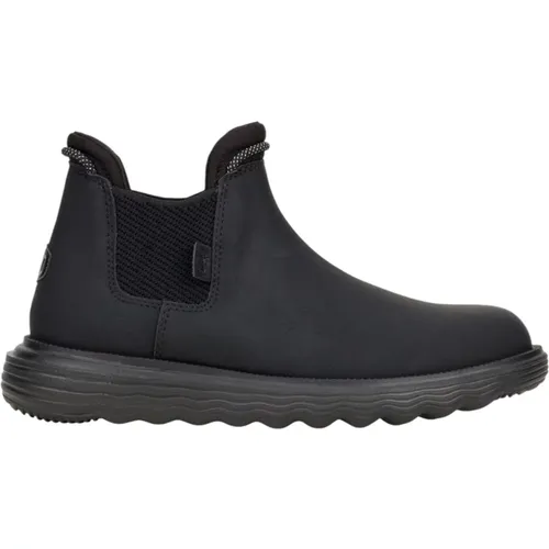 Schwarze Stiefel Branson W Classic , Damen, Größe: 39 EU - Hey Dude - Modalova