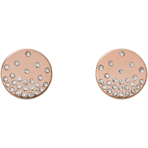 Elegant Rose Gold Earrings , female, Sizes: ONE SIZE - skagen - Modalova