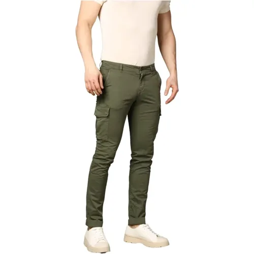 Extra Slim Cargo Hose in Grün , Herren, Größe: 2XL - Mason's - Modalova