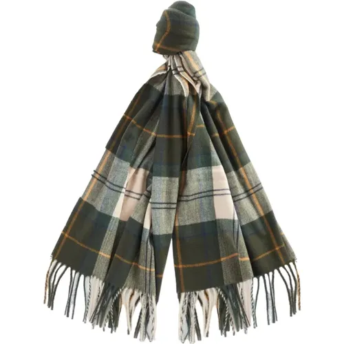 Elegant Ancient Tartan Scarf , unisex, Sizes: ONE SIZE - Barbour - Modalova