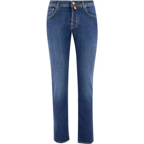 Slim-Fit Super Stretch Denim Jeans , male, Sizes: W35 - Jacob Cohën - Modalova