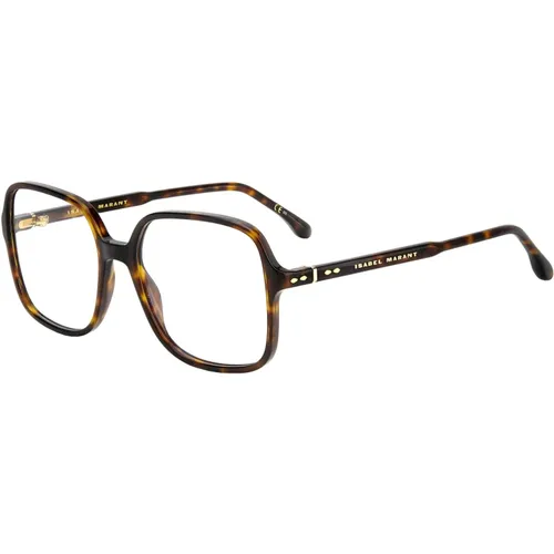 Braun Havana Brillenfassungen , unisex, Größe: 54 MM - Isabel marant - Modalova