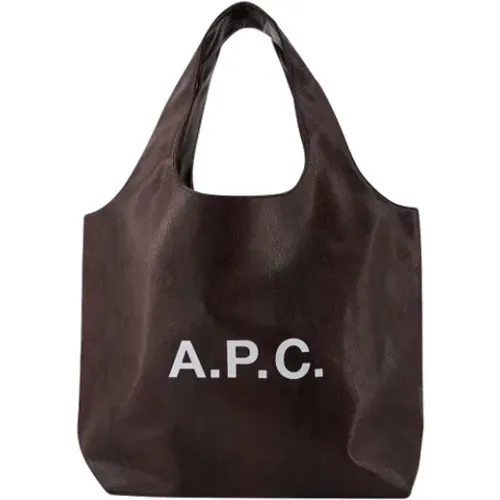 Leather totes , female, Sizes: ONE SIZE - A.p.c. - Modalova