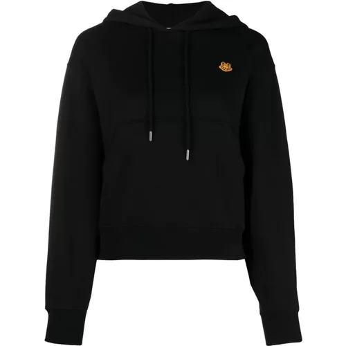 Tiger Crest Logo Hoodie , female, Sizes: M - Kenzo - Modalova