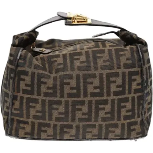 Pre-owned Canvas handbags , female, Sizes: ONE SIZE - Fendi Vintage - Modalova