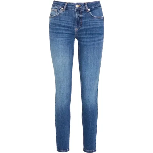Dunkelblaue Skinny Jeans , Damen, Größe: W24 - Liu Jo - Modalova