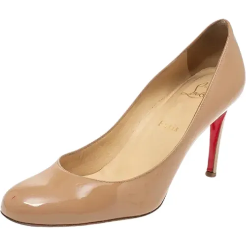 Pre-owned Leather heels , female, Sizes: 4 1/2 UK - Christian Louboutin Pre-owned - Modalova