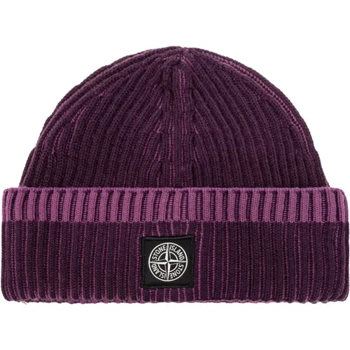 Cap with logo , male, Sizes: ONE SIZE - Stone Island - Modalova