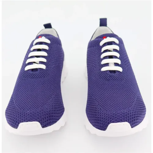 Woven Fit Sneakers with White Sole , male, Sizes: 10 1/2 UK - Kiton - Modalova