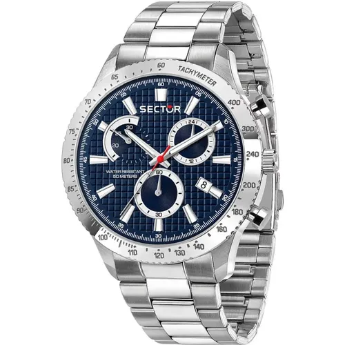 Chronograph 270 Blue Dial Stainless Steel , male, Sizes: ONE SIZE - Sector No Limits - Modalova