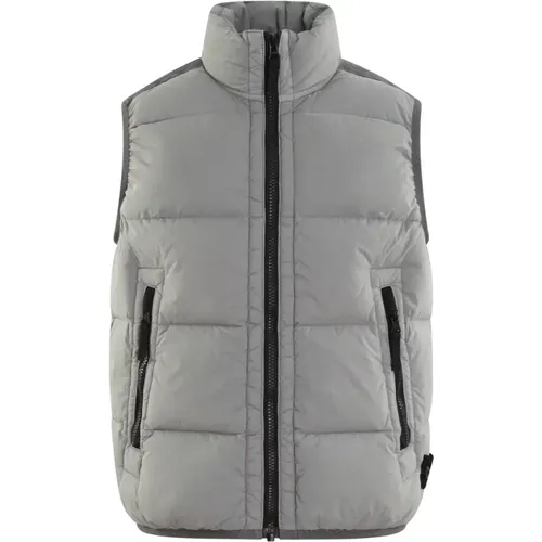 Sleeveless Realdown Jacket for Kids , unisex, Sizes: 12 Y, 14 Y, 10 Y - Stone Island - Modalova