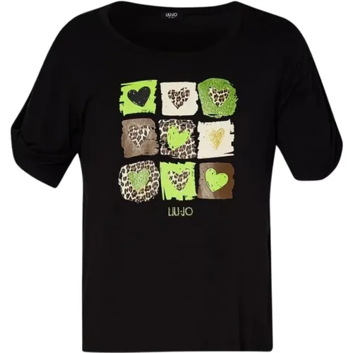 Einfaches T-Shirt für Männer und Frauen - Liu Jo - Modalova