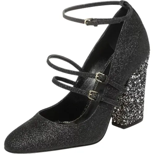 Pre-owned Fabric heels , female, Sizes: 3 UK - Sergio Rossi Pre-owned - Modalova