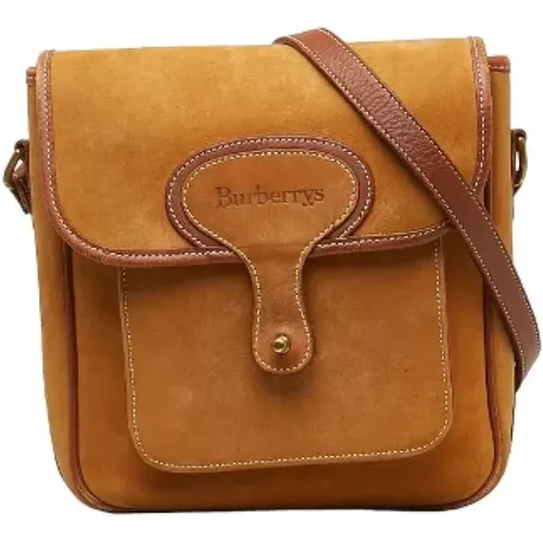 Pre-owned Leather shoulder-bags , female, Sizes: ONE SIZE - Burberry Vintage - Modalova