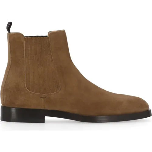 Braune Wildleder Chelsea Boots für Männer - BRUNELLO CUCINELLI - Modalova