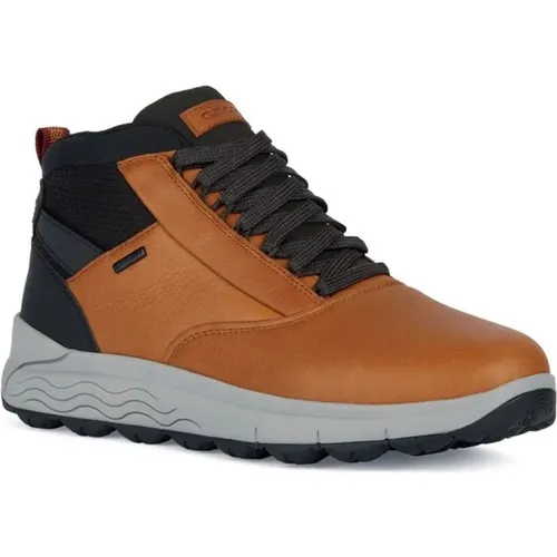 Vibrant Lace-up Ankle Boots , male, Sizes: 12 UK, 7 UK - Geox - Modalova