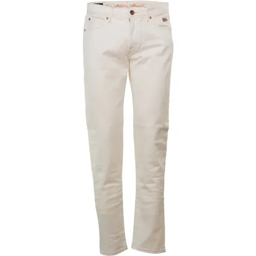 Superior Man White Jeans , male, Sizes: W38, W36, W30, W31, W32, W33 - Roy Roger's - Modalova