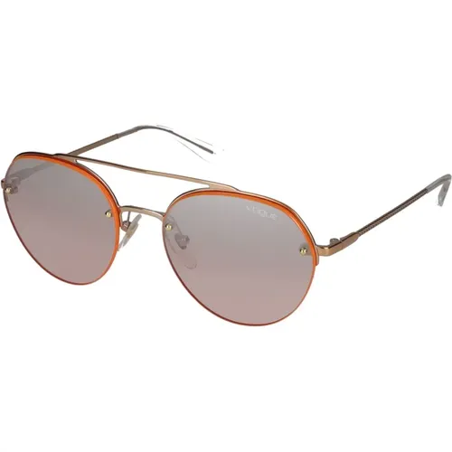 Stylische Sonnenbrille für Frauen , Damen, Größe: 54 MM - Vogue - Modalova