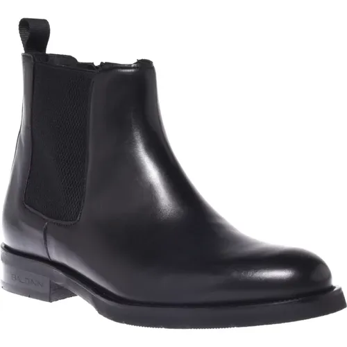 Ankle boots in leather , Herren, Größe: 42 EU - Baldinini - Modalova