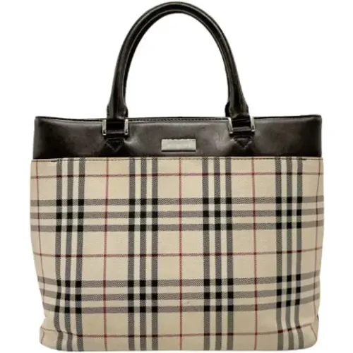 Pre-owned Canvas Handtaschen , Damen, Größe: ONE Size - Burberry Vintage - Modalova