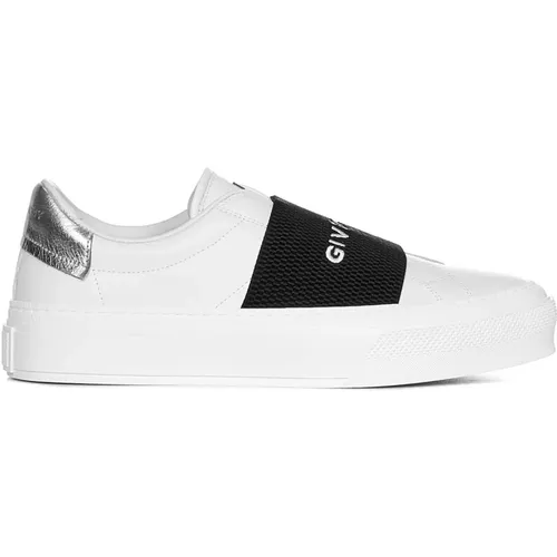 Slip-on Sneakers with Embroidered Signature , female, Sizes: 2 1/2 UK, 5 UK, 3 UK - Givenchy - Modalova