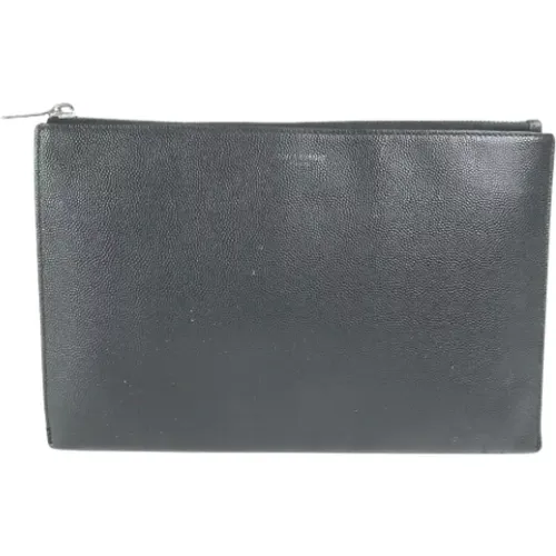 Pre-owned Leder clutches , Damen, Größe: ONE Size - Yves Saint Laurent Vintage - Modalova