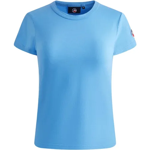Blau Azure Damen T-Shirt Aude , Damen, Größe: S - Fusalp - Modalova