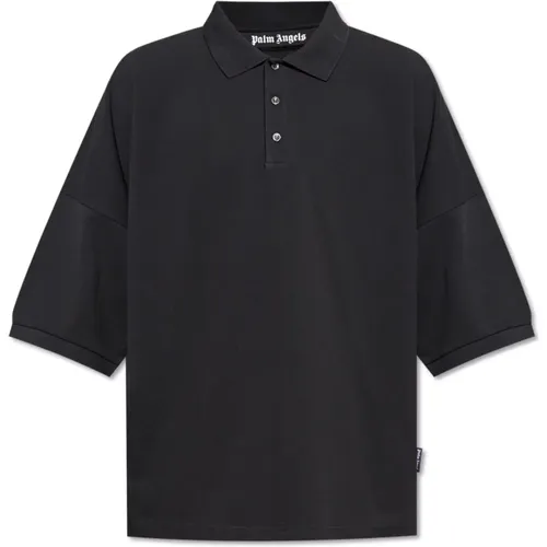 Polo mit bedrucktem Logo , Herren, Größe: XL - Palm Angels - Modalova